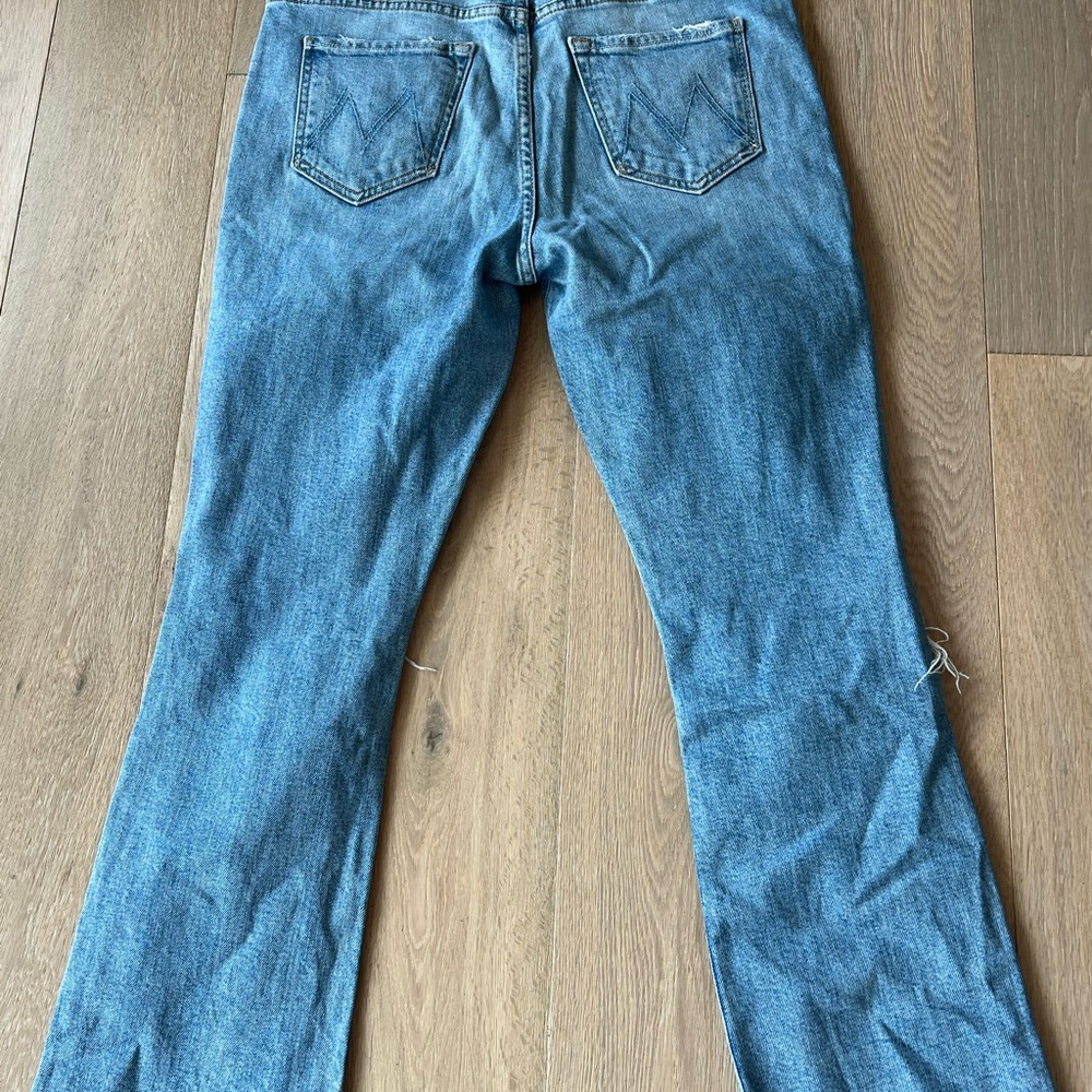 Mother Jeans The Insider Crop Step Fray size 29
